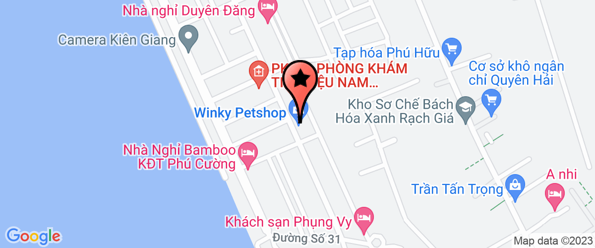 Bản đồ đến địa chỉ Ngân Hàng Thương Mại Cổ Phần Phát Triển Nhà Đồng Bằng Sông Cửu Long - Chi Nhánh Kiên Giang