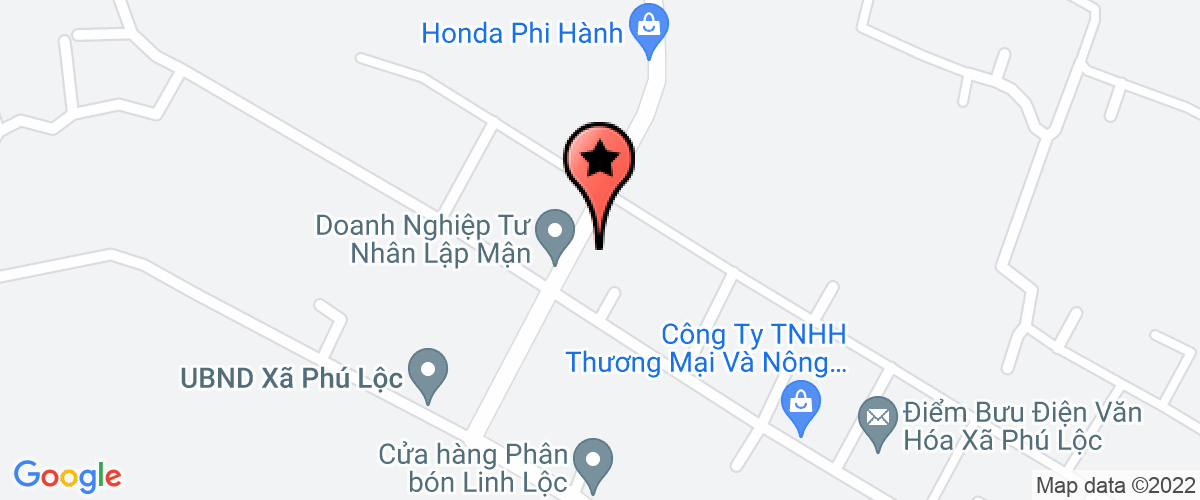 Bản đồ đến địa chỉ UBND Xã Phú Lộc