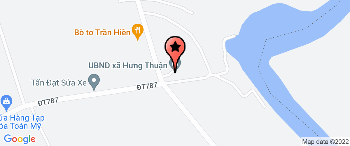 Bản đồ đến địa chỉ UBND xã Hưng Thuận