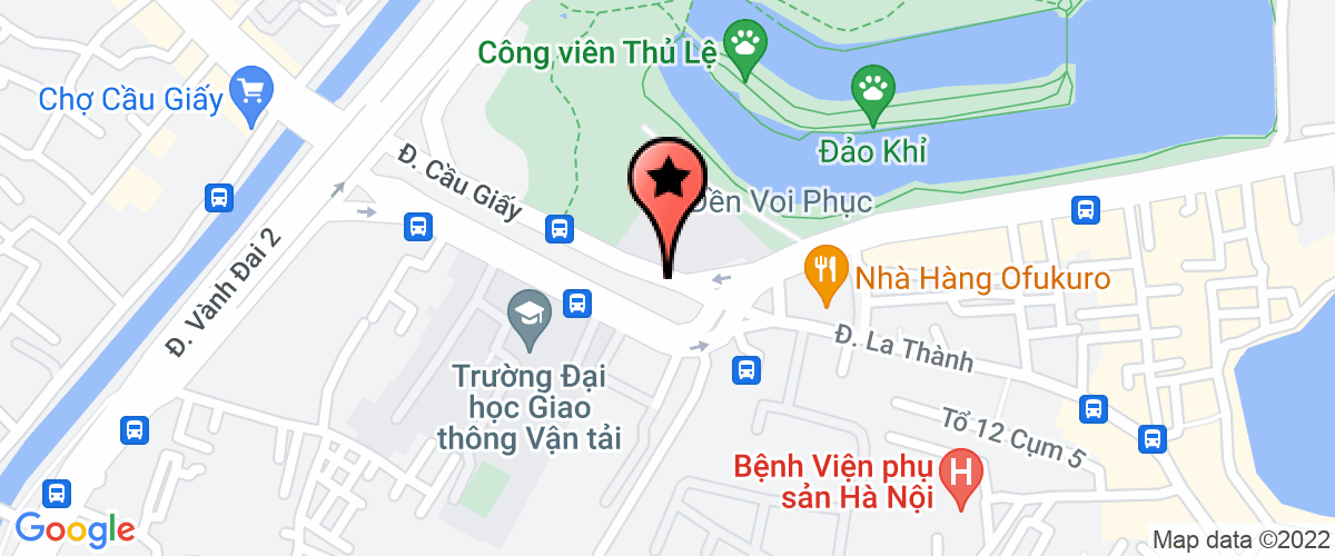 Bản đồ đến địa chỉ Văn Phòng Đại Diên Công Ty TNHH Giấy Việt úc Tại Hà Nội