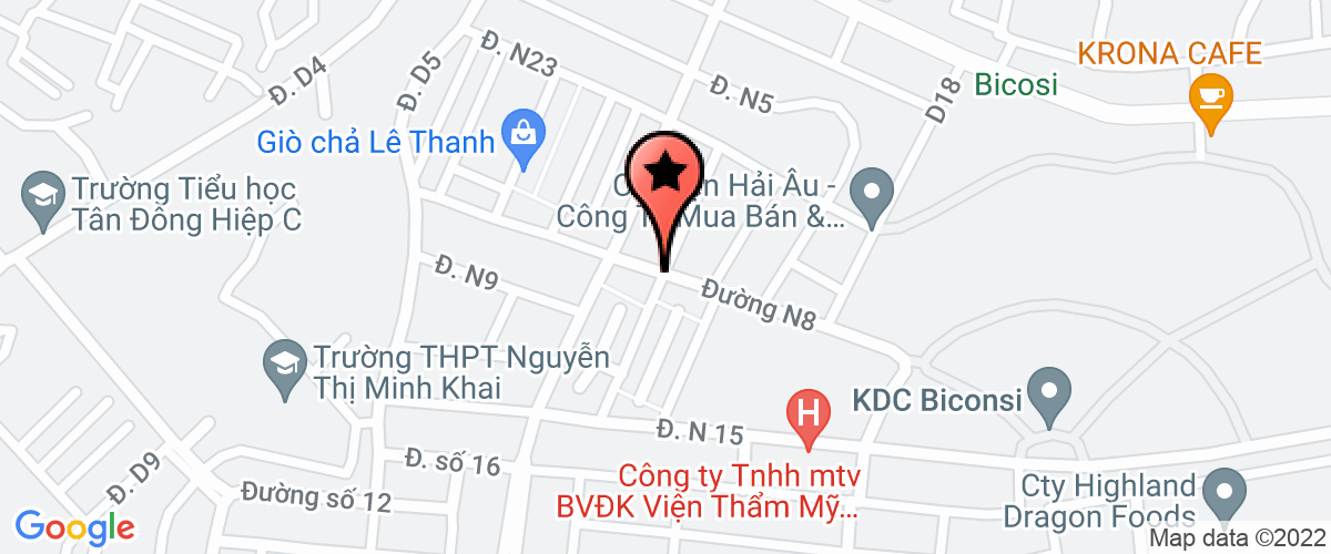 Bản đồ đến địa chỉ Công Ty TNHH Một Thành Viên Bách Vị Viên