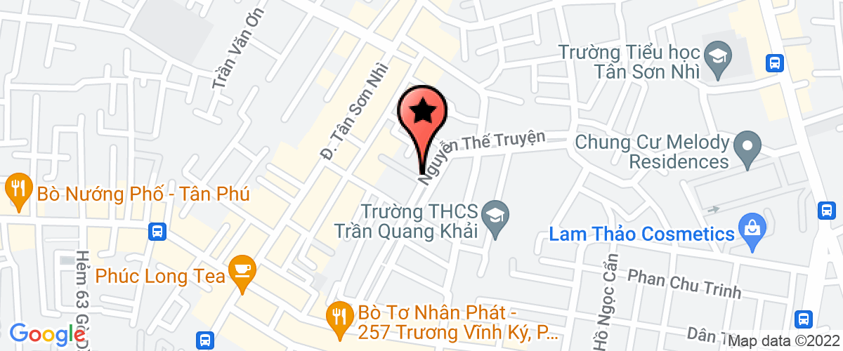 Bản đồ đến địa chỉ Công Ty TNHH TM & DV Phát Triển Hướng Dương