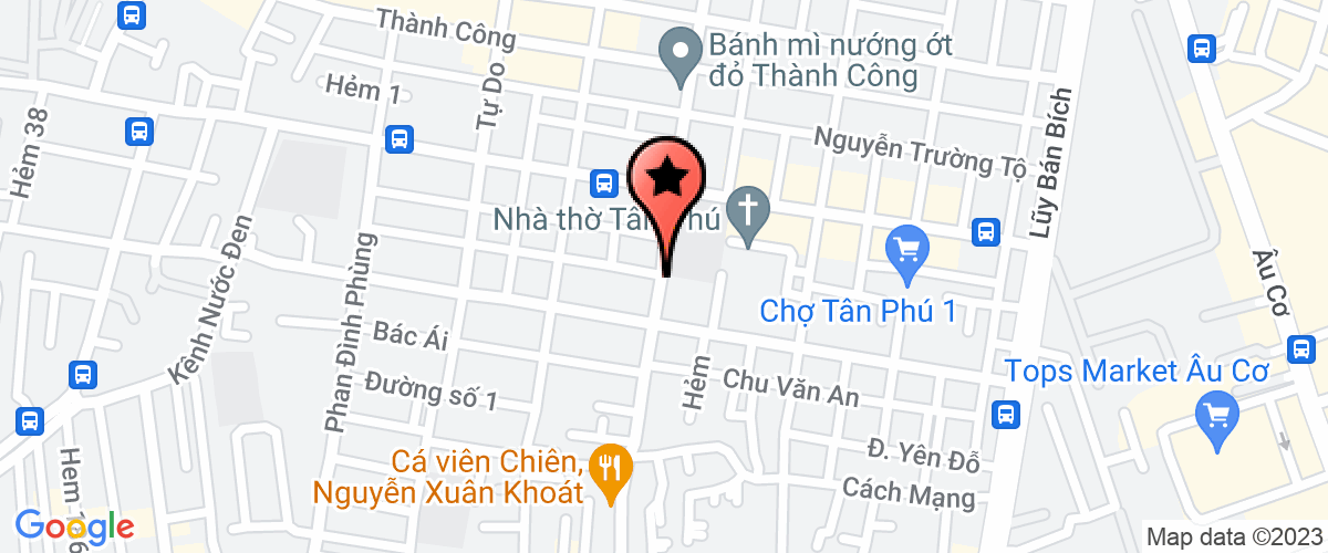 Bản đồ đến địa chỉ Công Ty TNHH Sản Xuất Thương Mại Xuất Nhập Khẩu May Mặc Thanh Vũ