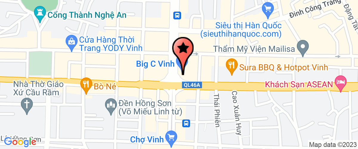 Bản đồ đến địa chỉ Công ty TNHH EB Vinh
