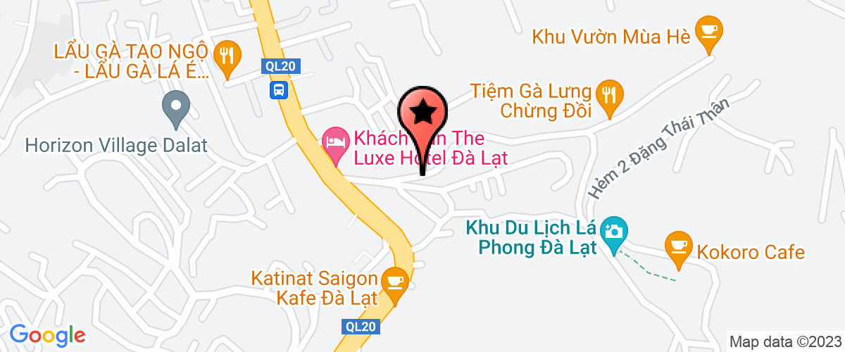 Bản đồ đến địa chỉ Chi Nhánh Công Ty Cổ Phần May House - Đà Lạt Tháng 5 Và Em 2