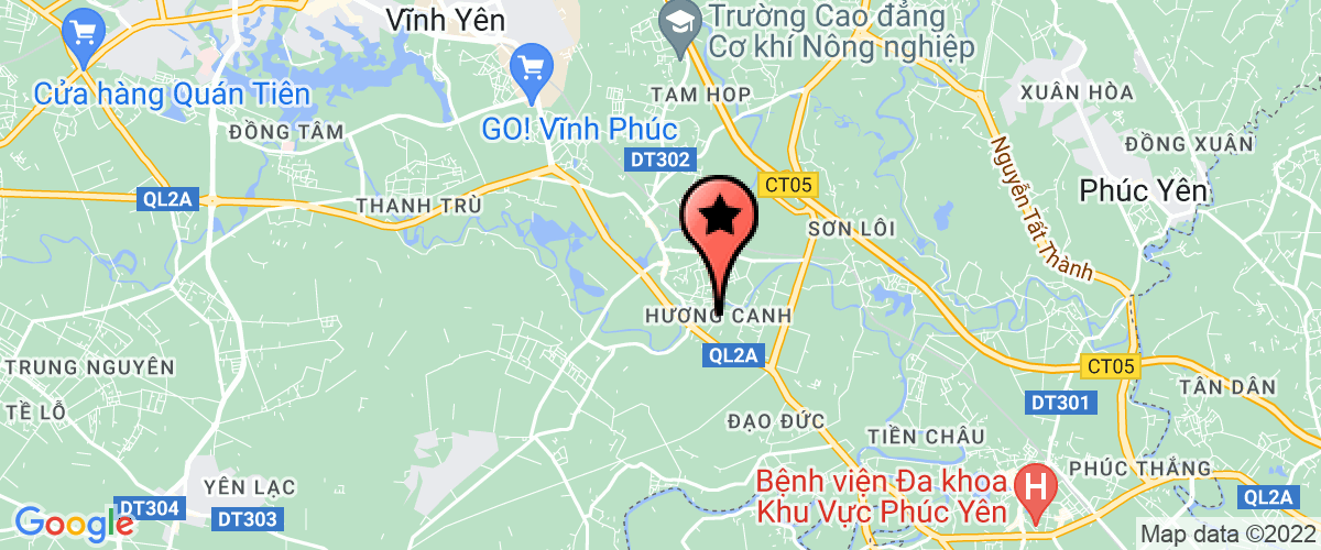 Bản đồ đến địa chỉ Ban đền bù giải phóng MBQLDA-PTCN đô thị huyện Bình Xuyên