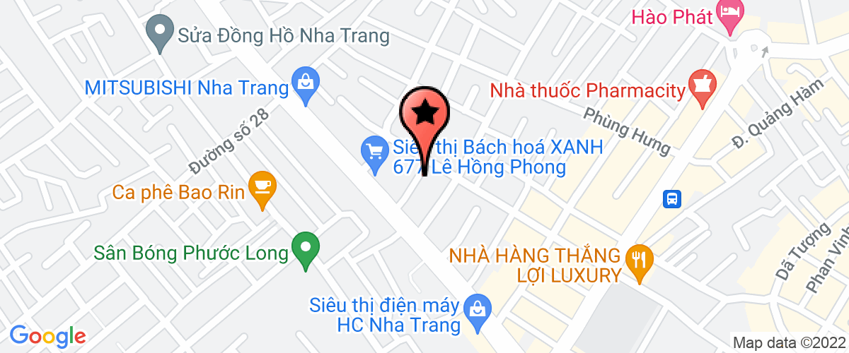 Bản đồ đến địa chỉ Công Ty TNHH Cỏ Hồng Nha Trang
