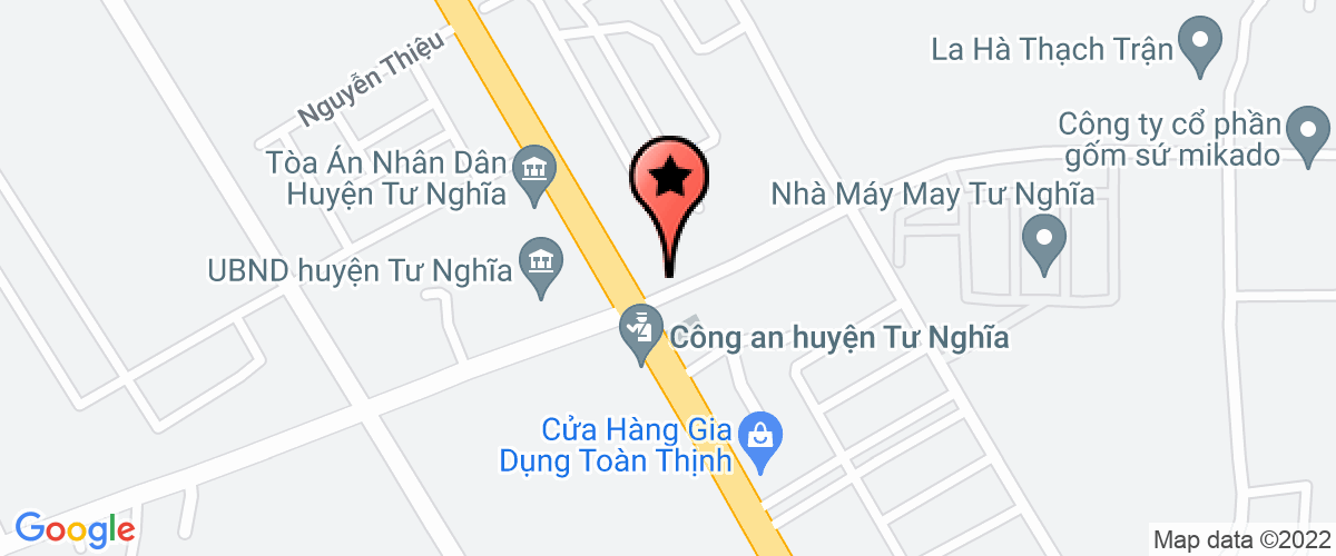 Bản đồ đến địa chỉ Công Ty TNHH Thiên Bút Quảng Ngãi