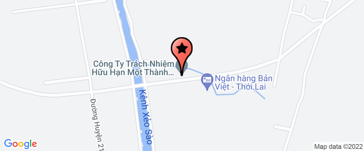 Bản đồ đến địa chỉ Công Ty Trách Nhiệm Hữu Hạn Một Thành Viên Nhiên Liệu Đồng Bằng