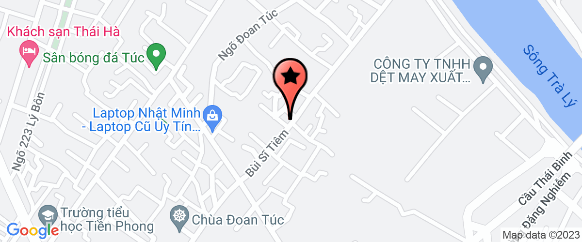Bản đồ đến địa chỉ Chi Nhánh Công Ty TNHH Sản Xuất Và Thương Mại Tân á Hưng Yên Tại Thái Bình