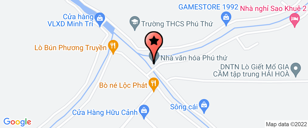 Bản đồ đến địa chỉ Trường Mẫu Giáo Phú Thứ