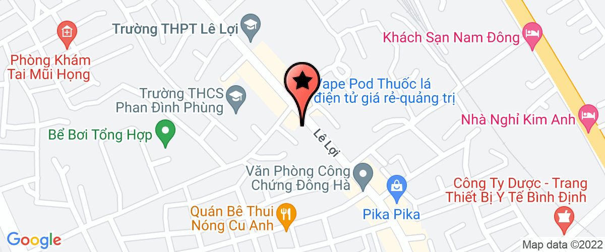 Bản đồ đến địa chỉ Công Ty TNHH Tổng Đại Lý Bảo Hiểm An Phúc Thịnh Chi Nhánh Quảng Trị
