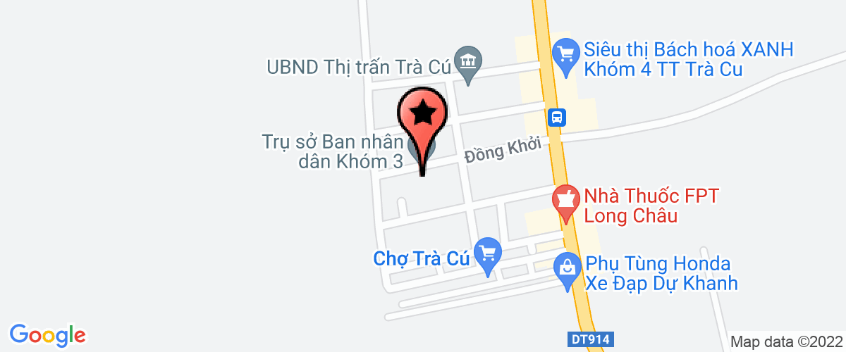 Bản đồ đến địa chỉ Công Ty Trách Nhiệm Hữu Hạn Huỳnh Hà