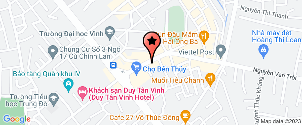 Bản đồ đến địa chỉ Công Ty CP Lê Hùng Nghệ An