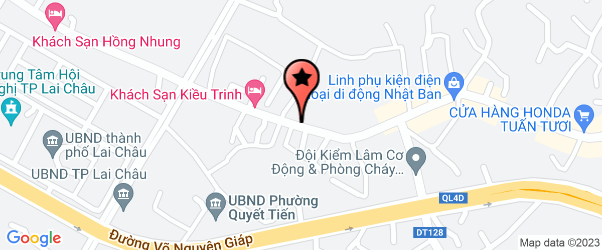 Bản đồ đến địa chỉ Chi Nhánh Công Ty Cổ Phần Đầu Tư Thương Mại Và Du Lịch Thiên Việt Tại Thành Phố Lai Châu - Tỉnh Lai
