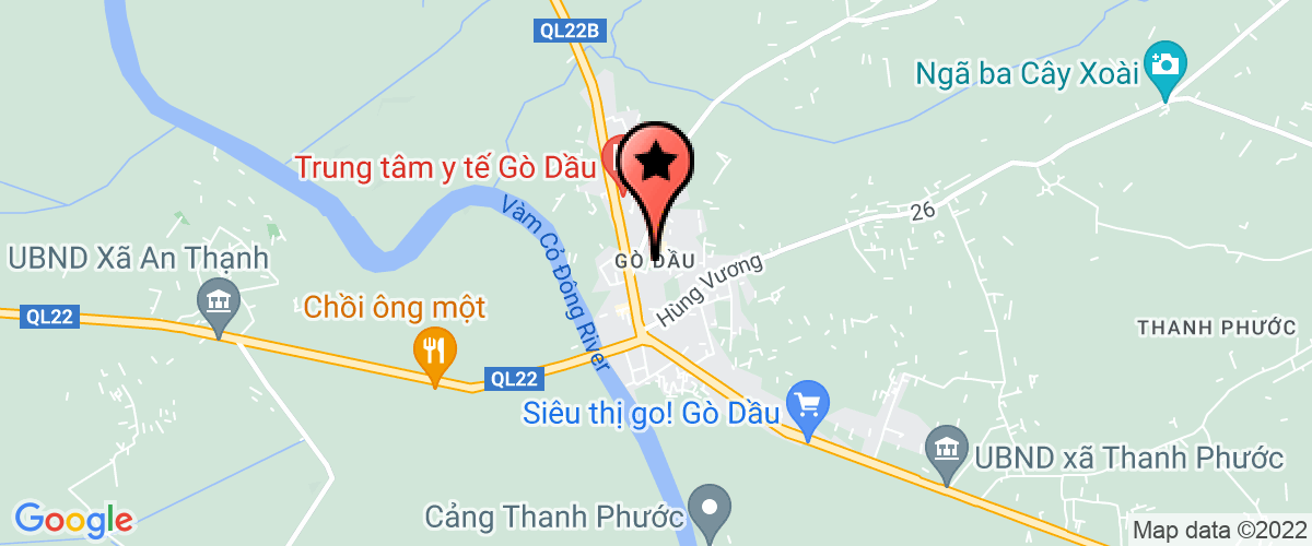 Bản đồ đến địa chỉ Huyện Đoàn Gò Dầu