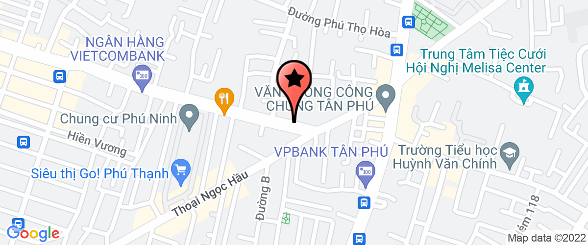 Bản đồ đến địa chỉ Chi Nhánh Tại Miền Nam - Công Ty Trách Nhiệm Hữu Hạn Dược Phẩm Hạnh Thái