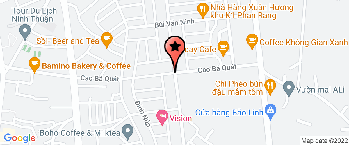 Bản đồ đến địa chỉ Công Ty TNHH Cambridge Ninh Thuận