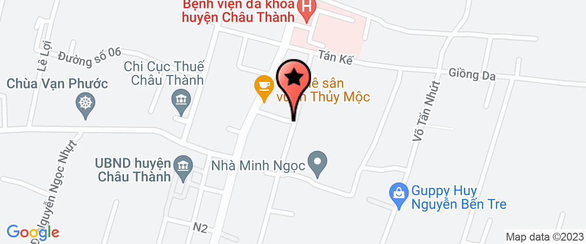 Bản đồ đến địa chỉ Công Ty Trách Nhiệm Hữu Hạn Một Thành Viên Sản Xuất Thương Mại Võ Tố Uyên