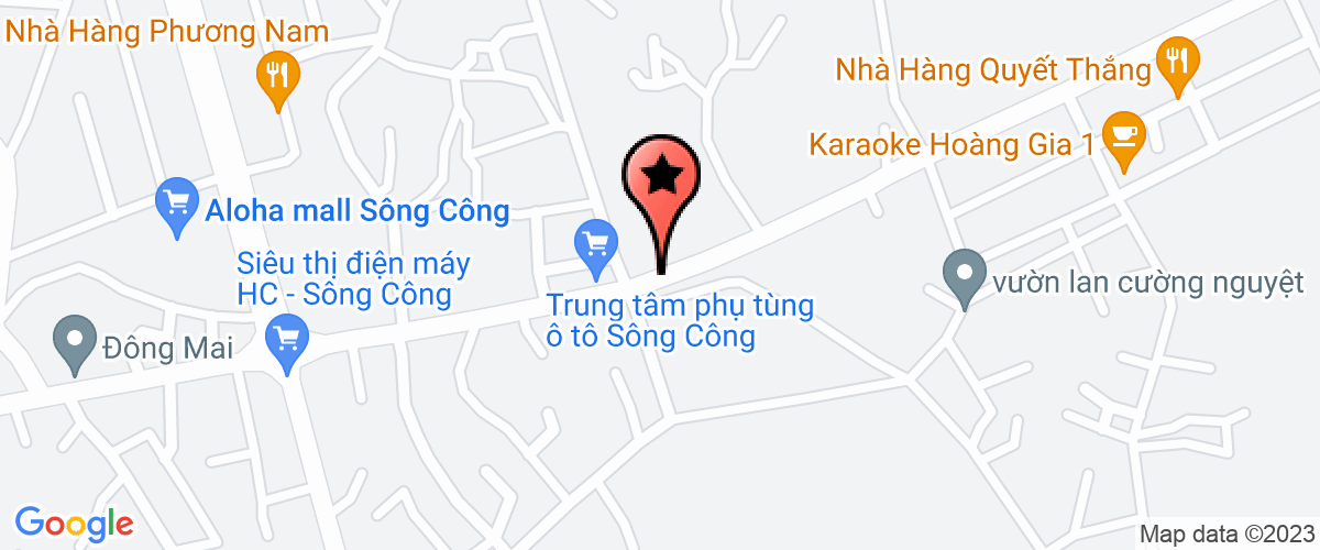 Bản đồ đến địa chỉ Công Ty TNHH Gas Rèm Bắc Thái