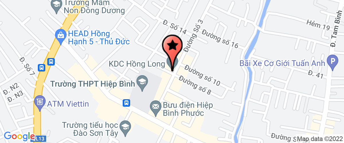 Bản đồ đến địa chỉ Công Ty TNHH Thương Mại Xây Dựng Đầu Tư Bất Động Sản T&dcons