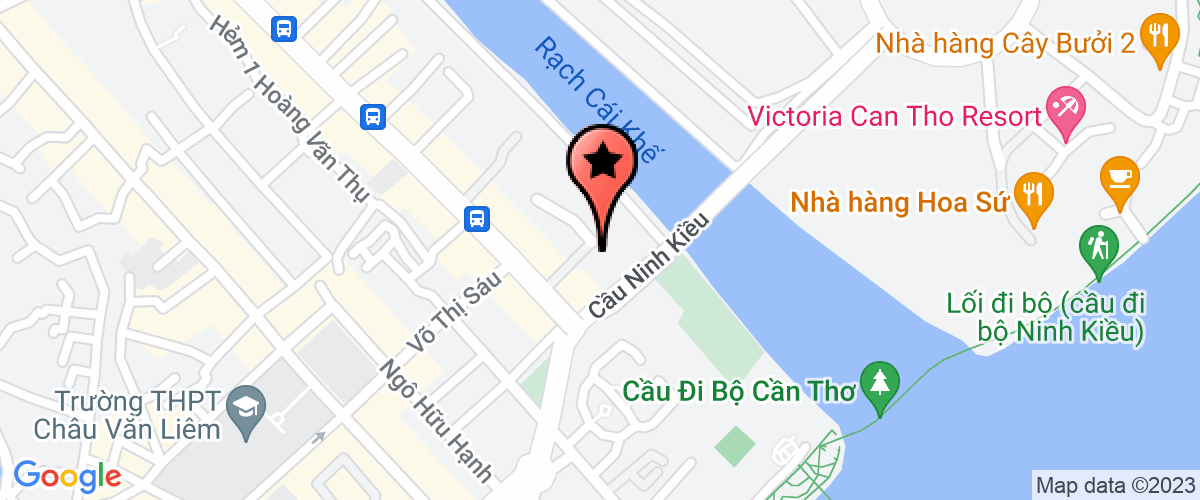 Bản đồ đến địa chỉ Xí Nghiệp Xây Lắp Cấp Thoát Nước - Chi Nhánh Công Ty Cổ Phần Cấp Thoát Nước Cần Thơ