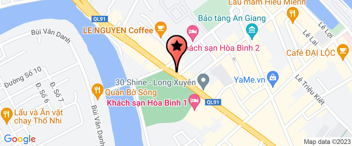 Bản đồ đến địa chỉ Chi Nhánh Công Ty TNHH Đầu Tư Giáo Dục Long Xuyên - Trung Tâm Ngoại Ngữ Quốc Tế âu Việt úc