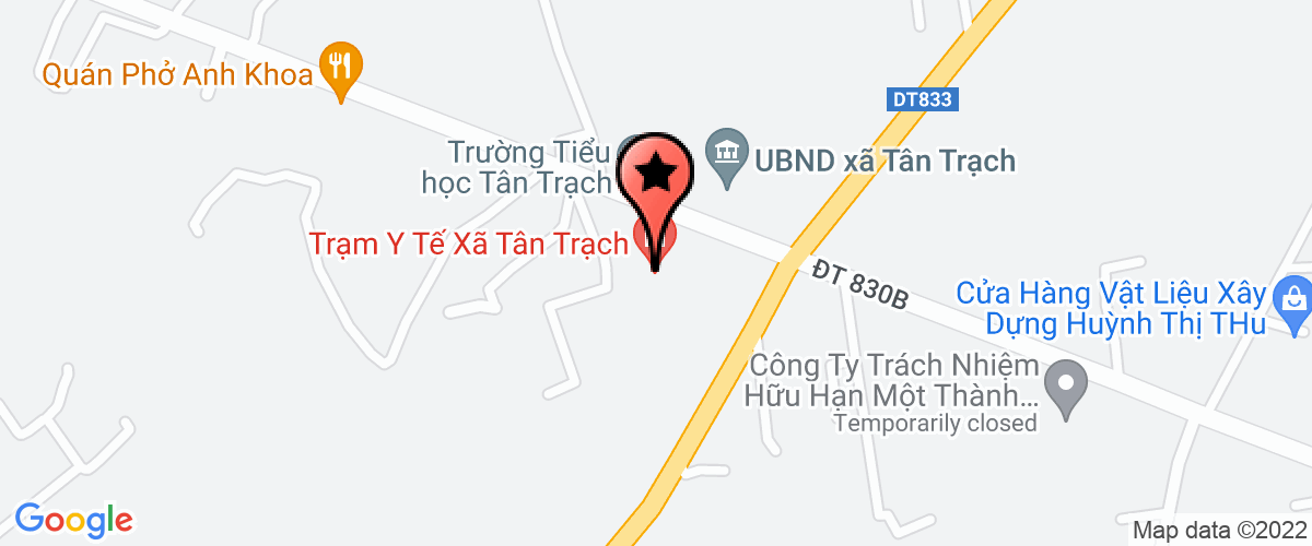Bản đồ đến địa chỉ ủy ban nhân dân xã Tân Trạch