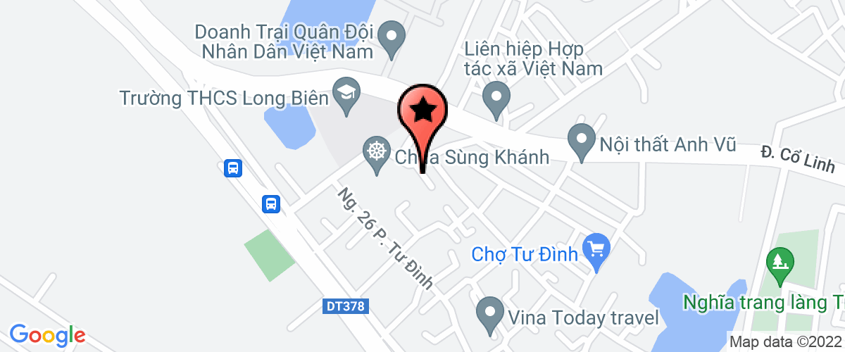 Bản đồ đến địa chỉ Công Ty Cổ Phần Đầu Tư Hồng Chung Việt Nam