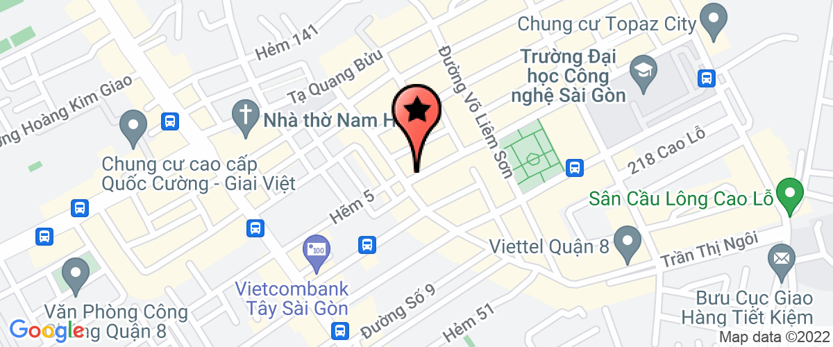Bản đồ đến địa chỉ Công Ty TNHH Atech Sài Gòn