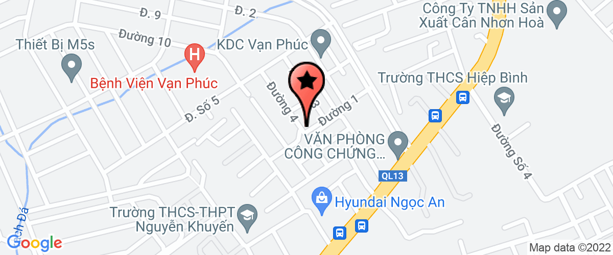 Bản đồ đến địa chỉ Công Ty Trách Nhiệm Hữu Hạn Dệt Gia Long