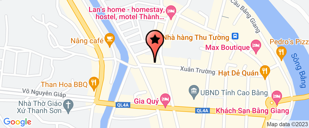 Bản đồ đến địa chỉ Tỉnh Đoàn thanh niên Cao Bằng