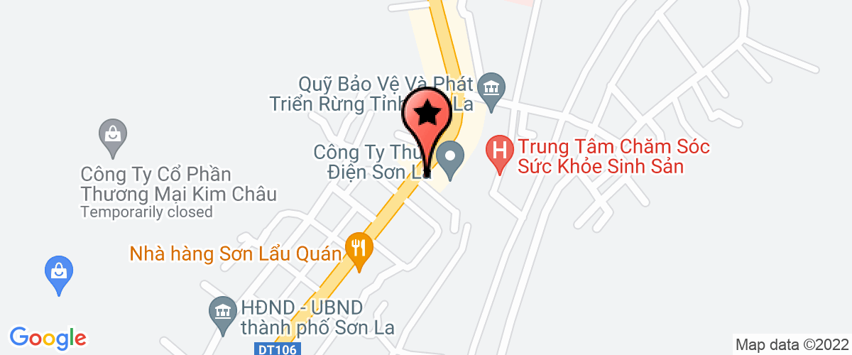 Bản đồ đến địa chỉ Công Ty TNHH 1 Thành Viên Mai Lan Sơn La