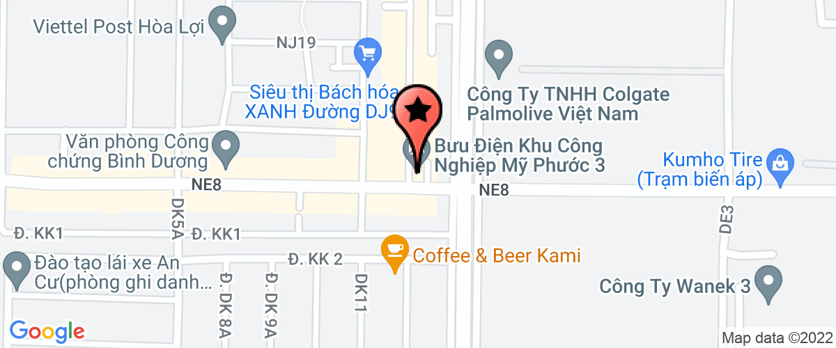 Bản đồ đến địa chỉ Công Ty TNHH Daiwon Optical Việt Nam
