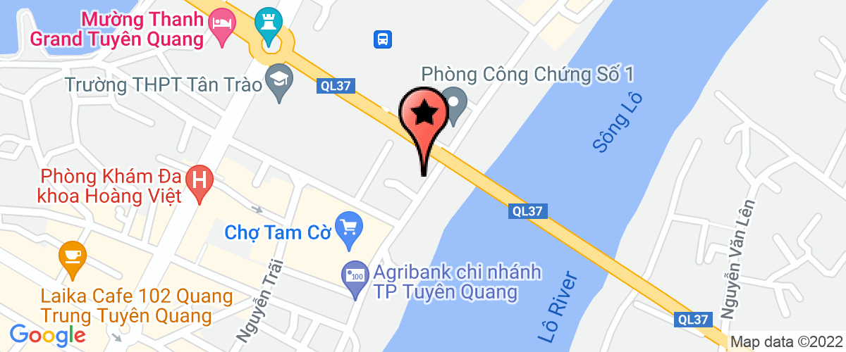 Bản đồ đến địa chỉ Công Ty Trách Nhiệm Hữu Hạn Một Thành Viên Thủy Nhung