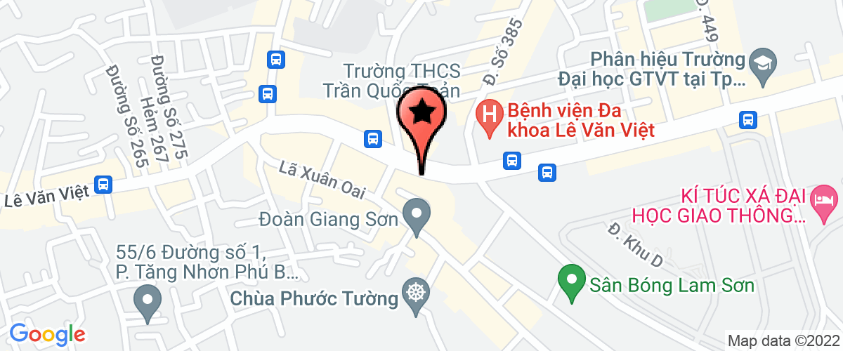 Bản đồ đến địa chỉ Công Ty TNHH Thiết Kế In Ấn Khoa Trần