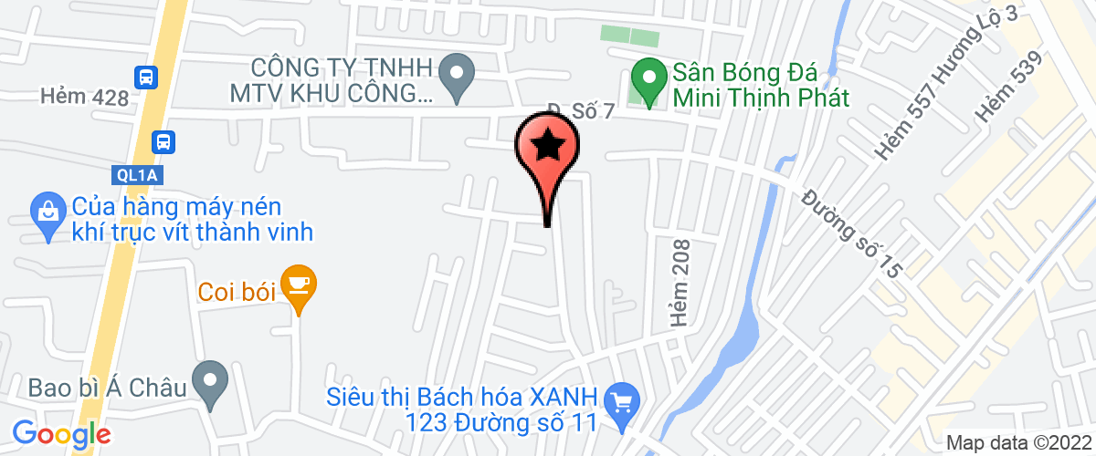 Bản đồ đến địa chỉ Công Ty TNHH Sản Xuất Thương Mại Và Dịch Vụ Sơn Đại Phát