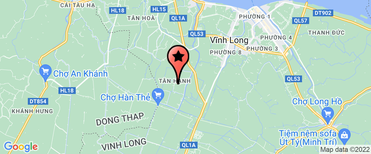 Bản đồ đến địa chỉ Chi nhánh 7 - Công ty TNHH chế biến nông sản thực phẩm xuất khẩu Tân An
