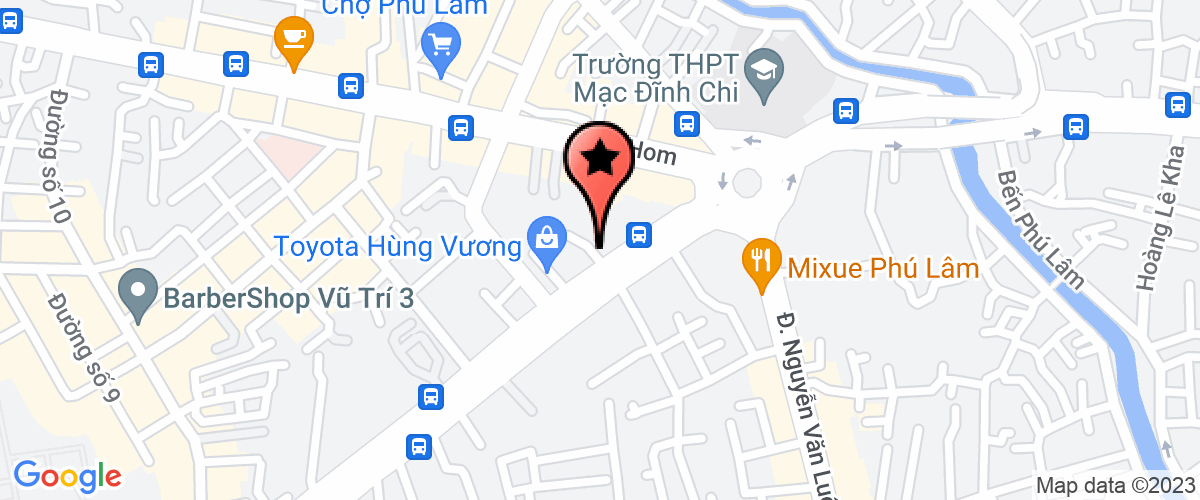 Bản đồ đến địa chỉ Công Ty Trách Nhiệm Hữu Hạn Nhựa Thịnh Hòa - Chi Nhánh Phú Lâm