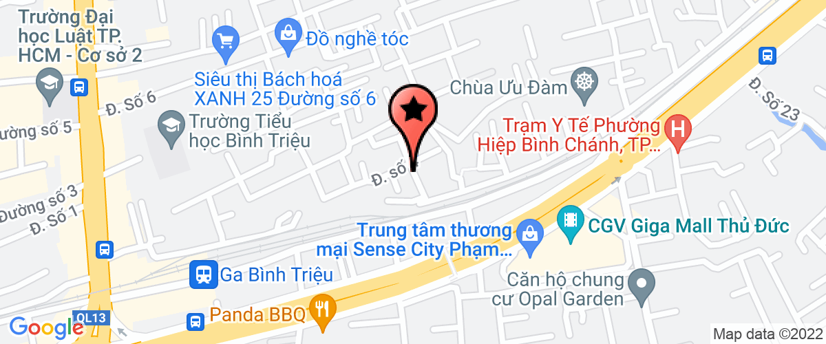 Bản đồ đến địa chỉ Cty Cổ Phần Nước Và Môi Trường Nam Thiên Hà