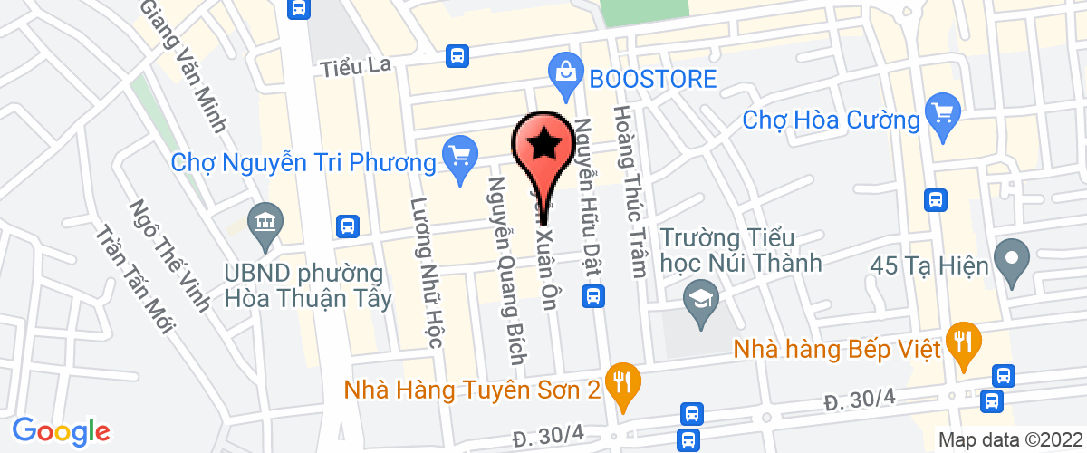 Bản đồ đến địa chỉ Công Ty TNHH Một Thành Viên Thương Mại Và Du Lịch Long Đoàn - Văn Phòng Đại Diện Tại Đà Nẵng