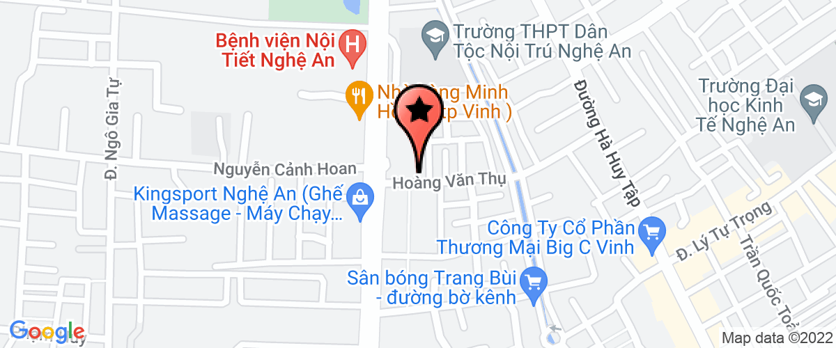 Bản đồ đến địa chỉ Công Ty Trách Nhiệm Hữu Hạn Ngôi Sao Thành Vinh