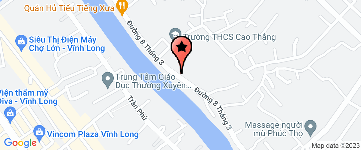 Bản đồ đến địa chỉ Chi Nhánh Vĩnh Long - Công Ty TNHH Năng Lượng Xanh Sài Gòn