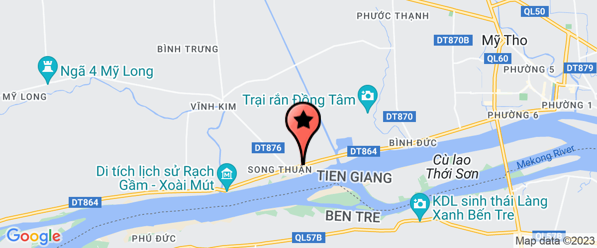 Bản đồ đến địa chỉ Chi Nhánh Công Ty Trách Nhiệm Hữu Hạn Nam Song Linh-Cửa Hàng Xăng Dầu Bình Đức