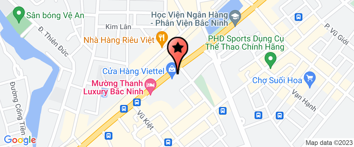 Bản đồ đến địa chỉ Ngân Hàng Thương Mại Cổ Phần Đại Chúng Việt Nam - Chi Nhánh Bắc Ninh