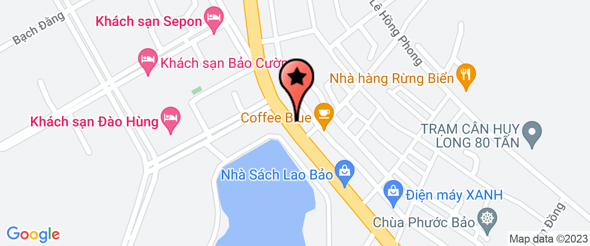 Bản đồ đến địa chỉ Chi Nhánh Công Ty TNHH Thương Mại Số 1 - Trung Tâm Dịch Vụ Sản Xuất Và Thương Mại Lao Bảo