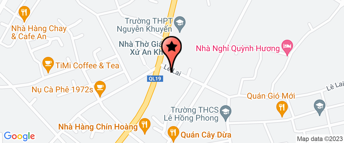 Bản đồ đến địa chỉ Công Ty Trách Nhiệm Hữu Hạn Xây Dựng Danh Xây - Chi Nhánh Gia Lai