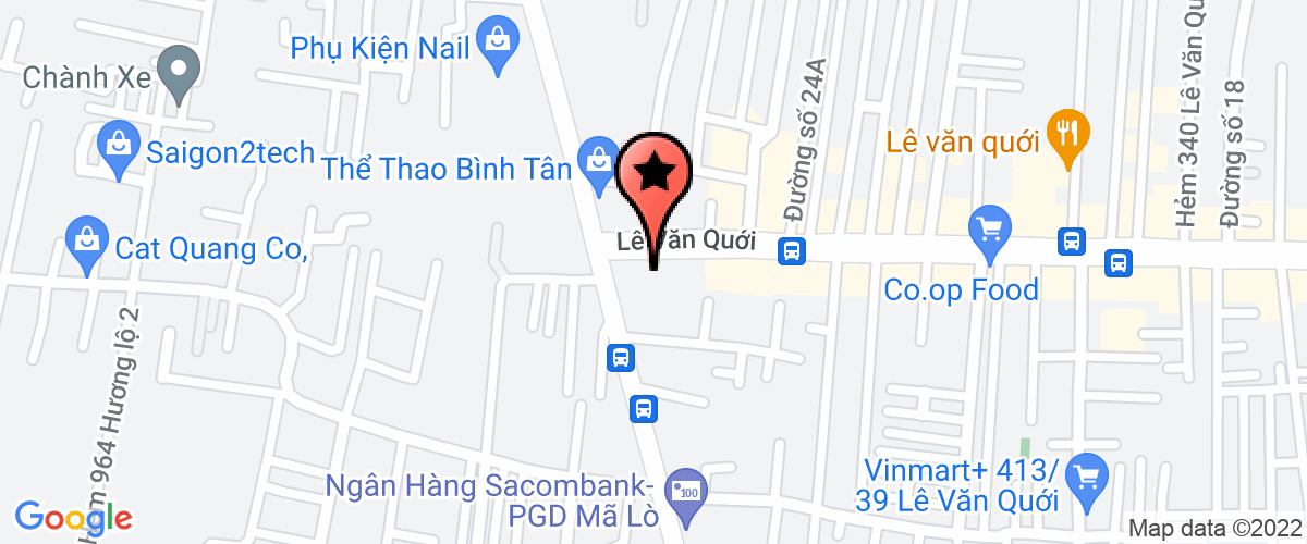 Bản đồ đến địa chỉ Công Ty TNHH Thương Mại Dịch Vụ Thể Thao An Phú