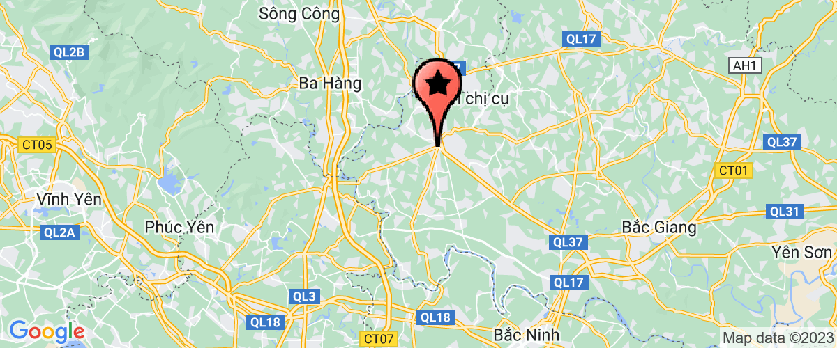 Bản đồ đến địa chỉ Công Ty TNHH Một Thành Viên Khai Thác Công Trình Thuỷ Lợi Sông Cầu