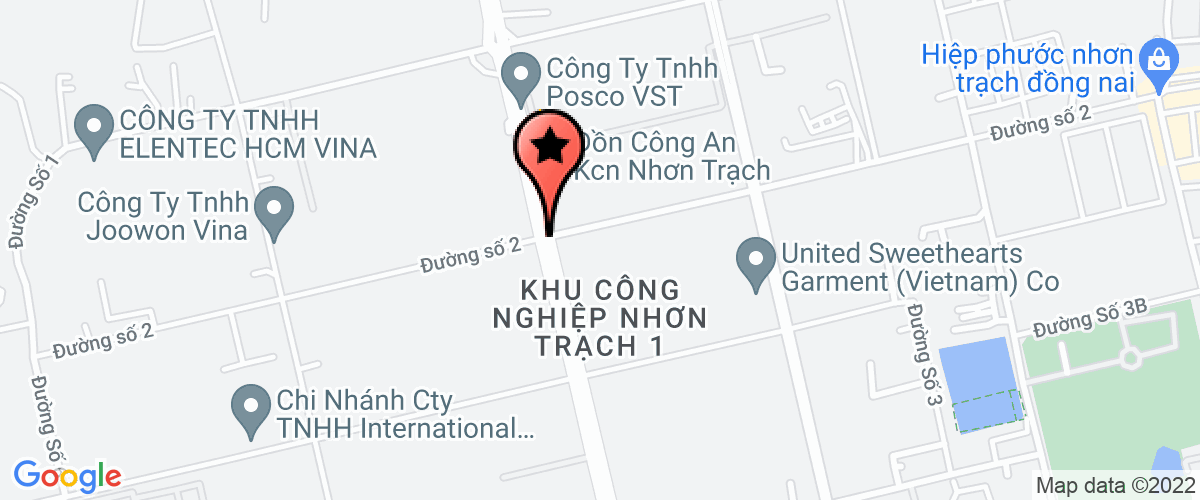 Bản đồ đến địa chỉ Công Ty Trách Nhiệm Hữu Hạn Công Nghiệp Hỗ Thành
